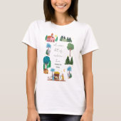 Kerststal religieus t-shirt (Voorkant)