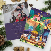 Kerststal Religieuze Gezinsfoto Kerstmis
