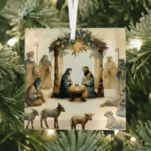 Kerststal scène