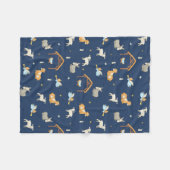 Kerststal Soft Fleece Kerstdeken (Voorkant (Horizontaal))