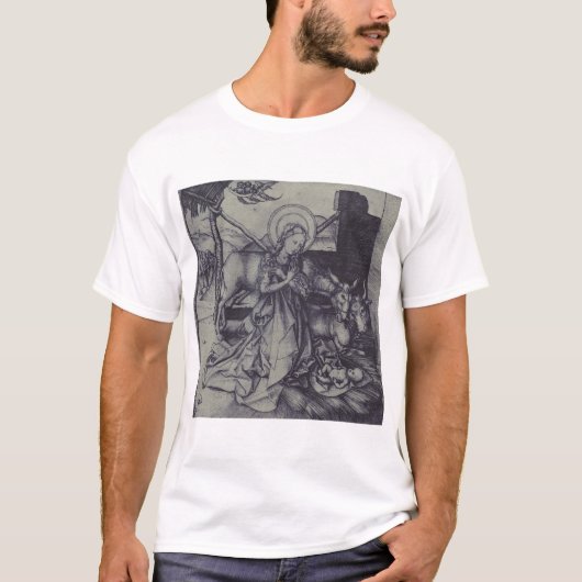 Kerststal Stark Ink Art T-shirt (Voorkant)