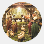 kerststal sticker (Voorkant)