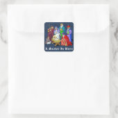 kerststal sticker (Tas)