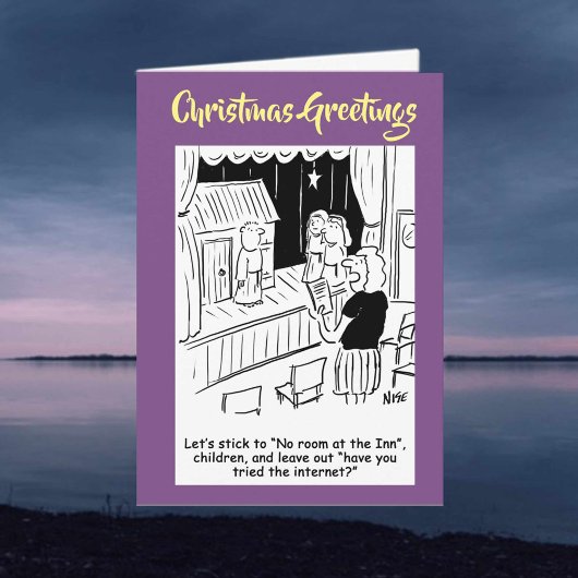 Kerststal Strip Kerstdkaart Feestdagen Kaart