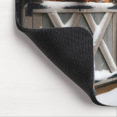 Kerststal van het paard met boom muismat (Hoek)