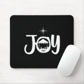 Kerststal van Jezus Christus Cool Kerstkleding Muismat (Met muis)