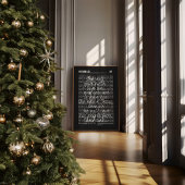 Kerststal vintage kerstprint poster