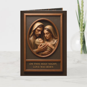 Kerststal Vouwbare Wenskaart Kaart