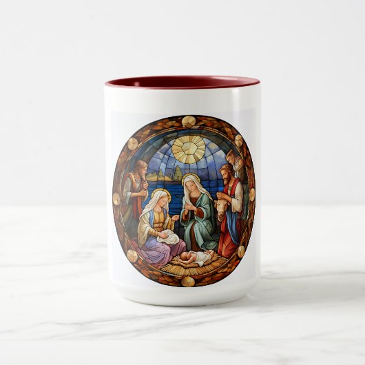 Kerststalillustratie, Mok (Midden)