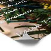 Kerststall ornament Isiah Zeven Veertien Poster (Hoek)