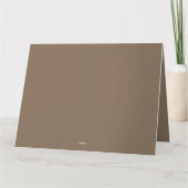 Kerststallandschap met winterbloemen kaart (Achterkant)