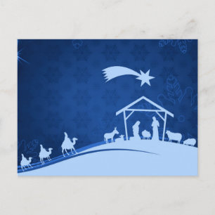 Kerststallenkaarten Briefkaart