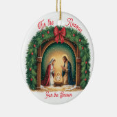 Kerststalornament Keramisch Ornament (Rechts)