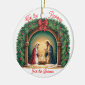 Kerststalornament Keramisch Ornament (Links)