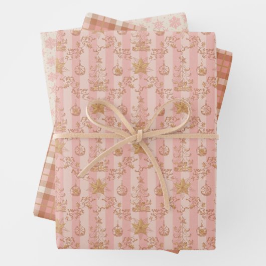 kerststapelpapier met onmiddellijke verpakking Vla Inpakpapier Vel (In situ)