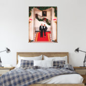 Kerststappen President Donald Trump & Melania Canvas Afdruk (Insitu (Slaapkamer))