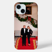 Kerststappen President Donald Trump & Melania Case-Mate iPhone Case (Achterkant)