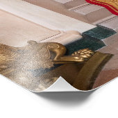 Kerststappen President Donald Trump & Melania Foto Afdruk (Hoek)