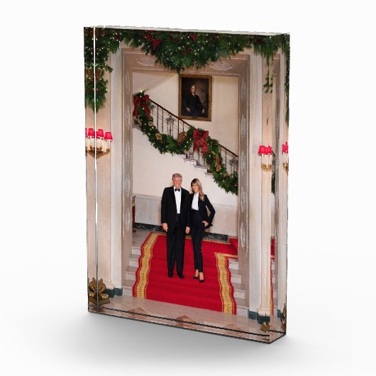 Kerststappen President Donald Trump & Melania Fotoblokken (Rechts)
