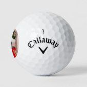 Kerststappen President Donald Trump & Melania Golfballen (Logo)