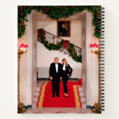 Kerststappen President Donald Trump & Melania Notitieboek (Achterkant)