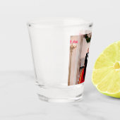 Kerststappen President Donald Trump & Melania Shot Glas (Links)