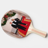 Kerststappen President Donald Trump & Melania Tafeltennisbatje (Zijkant)