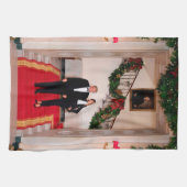 Kerststappen President Donald Trump & Melania Theedoek (Horizontaal)