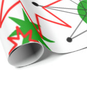 KerstStarburen Cadeaupapier (Rol Hoek)