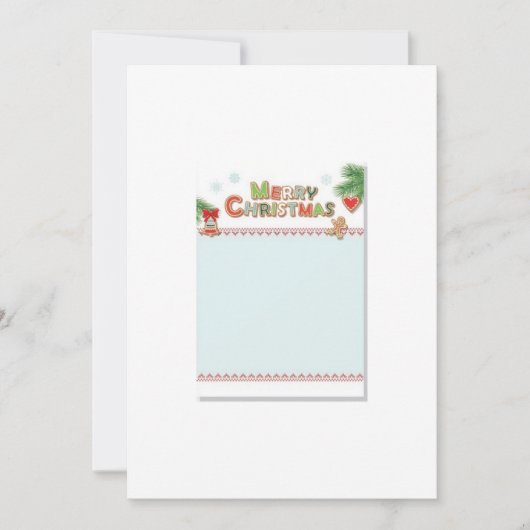Kerststationery Uitnodiging papier (Voorkant)