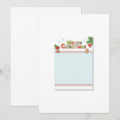 Kerststationery Uitnodigingskaart papier Kaart (Voorkant / Achterkant)