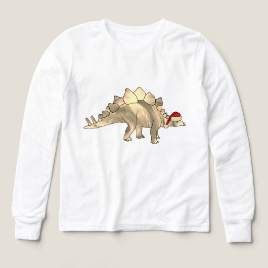 kerststegosaurus Funny Festive Dinosaur Elf (Voorkant)