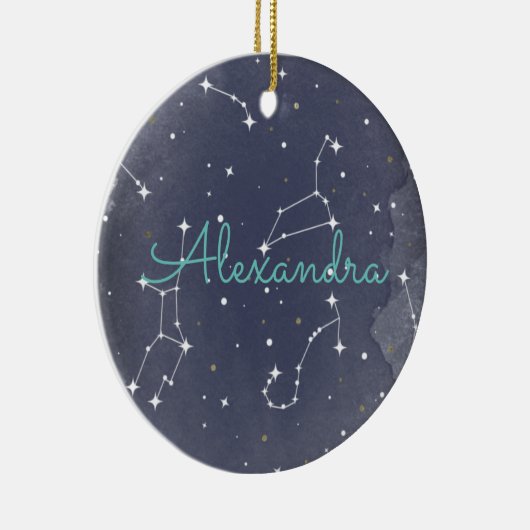 Kerststel Keramisch Ornament (Rechts)