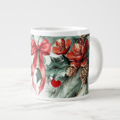 Kerststemming Bone China Mok (Voorkant rechts)