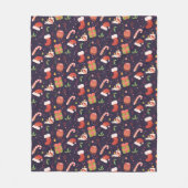 kerststemming fleece deken (Voorkant)