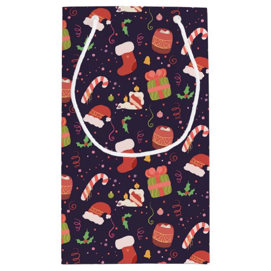 kerststemming klein cadeauzakje (Achterkant)