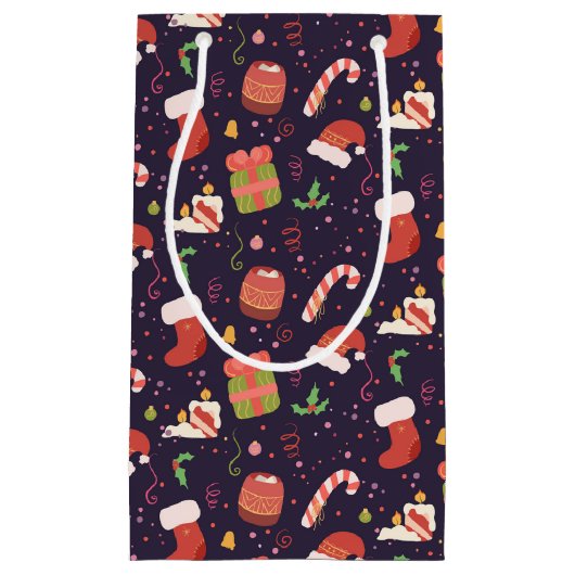 kerststemming klein cadeauzakje (Voorkant)