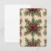 Kerststemming moderne, antiek briefkaarten (Voorkant / Achterkant)