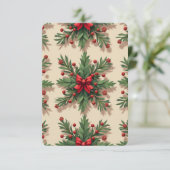 Kerststemming moderne, antiek briefkaarten (Staand voorkant)