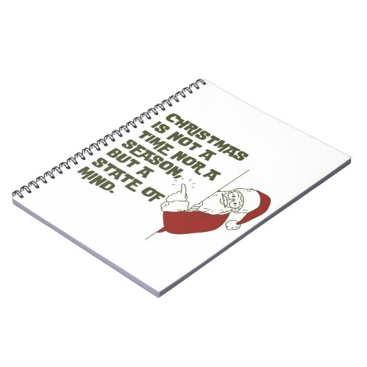 kerststemming notitieboek (Linkerzijde)