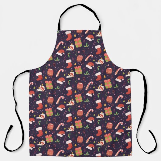 kerststemming schort (Voorkant)