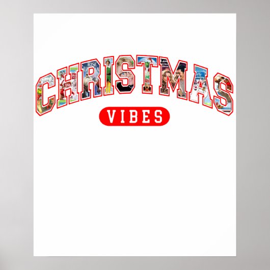 kerststemming vakantie poster (Voorkant)