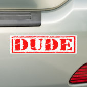 Kerststempel Bumpersticker (Op auto)
