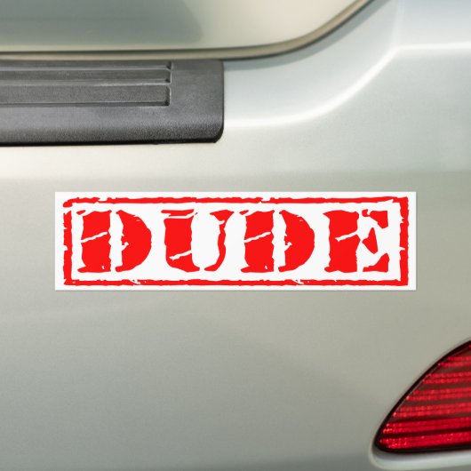 Kerststempel Bumpersticker (Op auto)