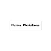 Kerststempel Merry Kerstmis Zelfinktende Stempel (Design)