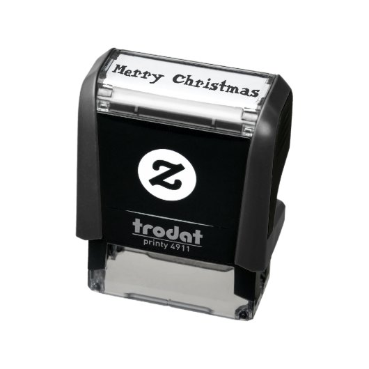 Kerststempel Merry Kerstmis Zelfinktende Stempel (Product)