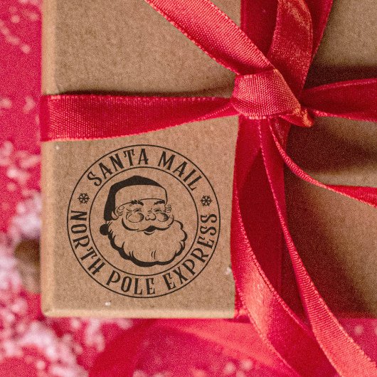 Kerststempel Speciale levering Sinterklaas Rubberstempel