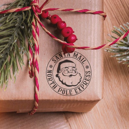 Kerststempel Speciale levering Sinterklaas Stamp Zelfinktende Stempel