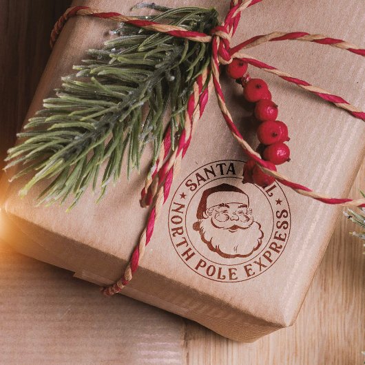 Kerststempel Speciale levering Sinterklaas Stamp Zelfinktende Stempel