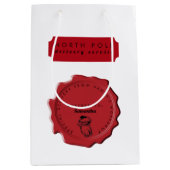 Kerststempel voor de kerststempel in de workshop v medium cadeauzakje (Voorkant)